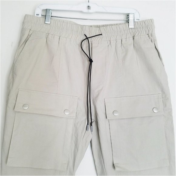 Club Paradise Mens Resort Cargo Pants Light Khaki 2XL - Picture 3 of 9